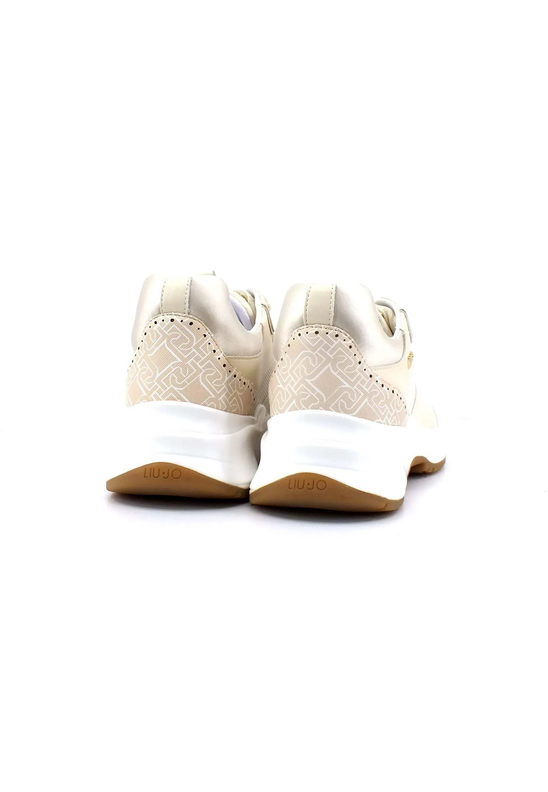 LIU JO Lily 17 Sneaker Donna Milk Gold BA3081EX170