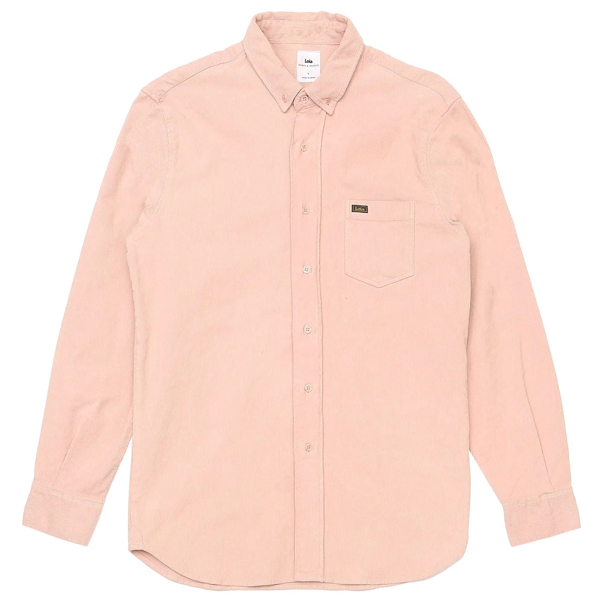 Lois Thomas R Needle Cord Shirt - Rose Dust