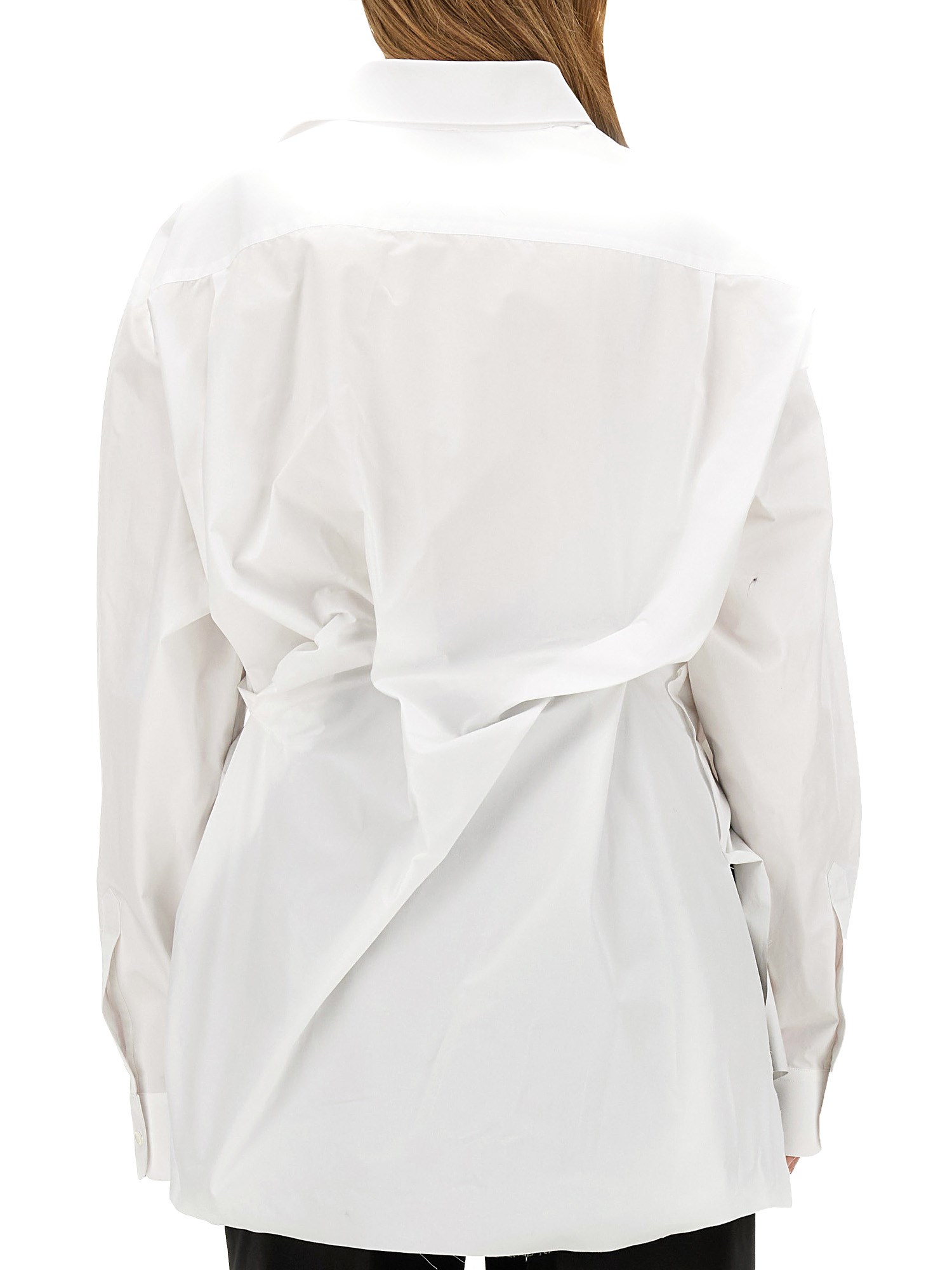 MAISON MARGIELA    COTTON POPLIN SHIRT