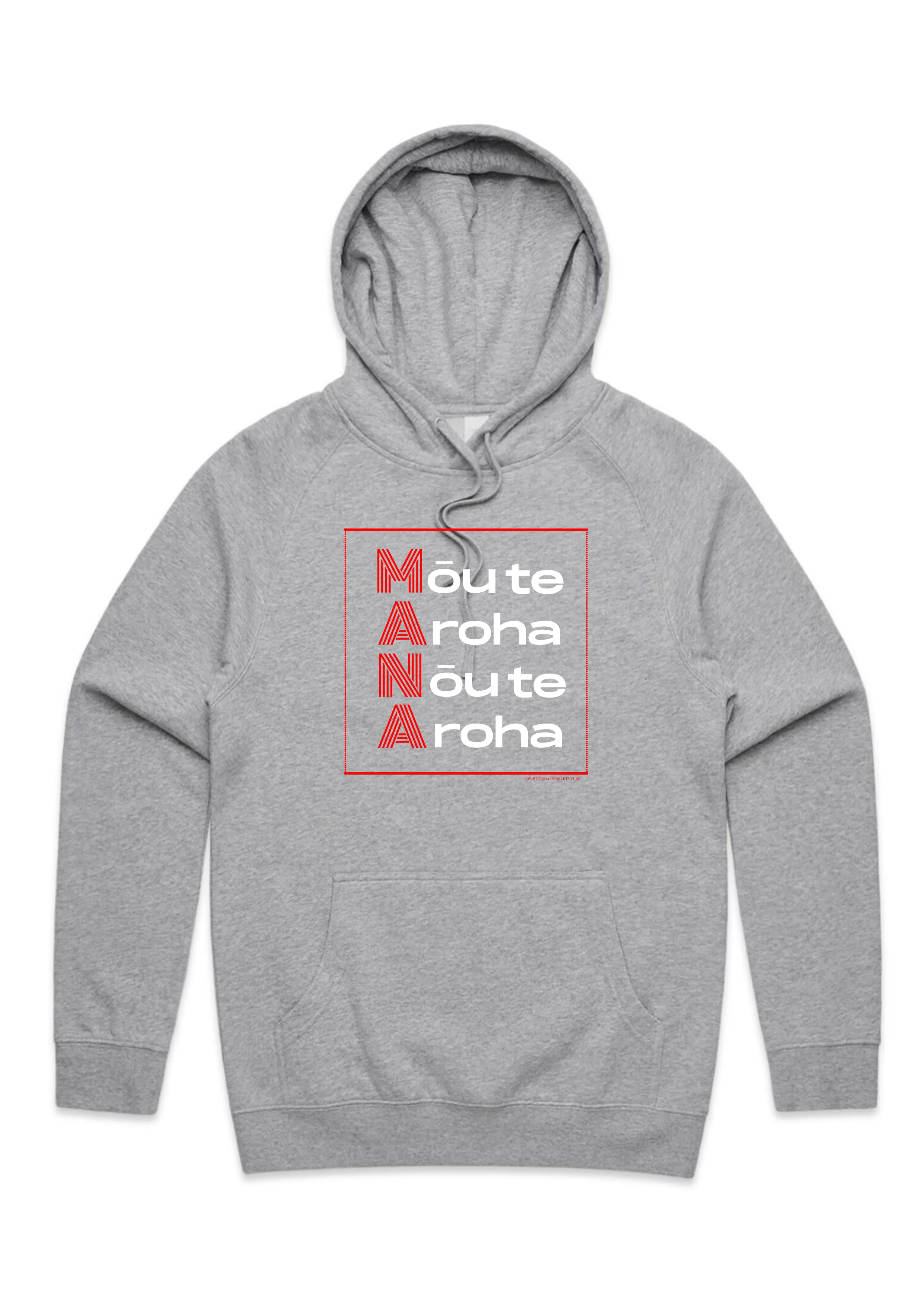 MANA AROHA – RECIPROCAL LOVE Hoodies - Mens Sizing - HEAVY WEIGHT