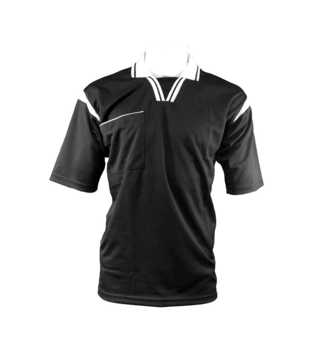 Mens short-sleeved referee jersey black/white Carta Sport