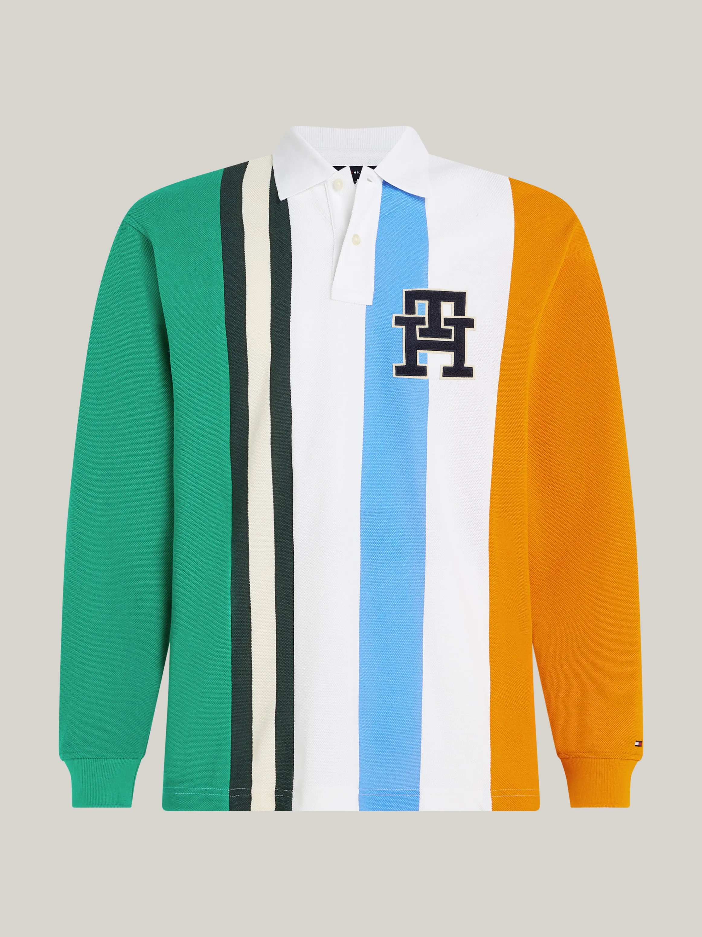 Mixed Stripe Regular Rugby Polo | Sweatshirts & Hoodies | Tommy Hilfiger