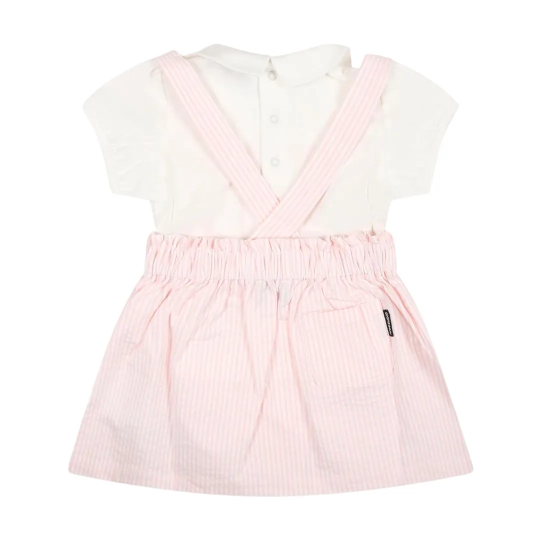 Moschino Set Blouse & Dress Pink-White