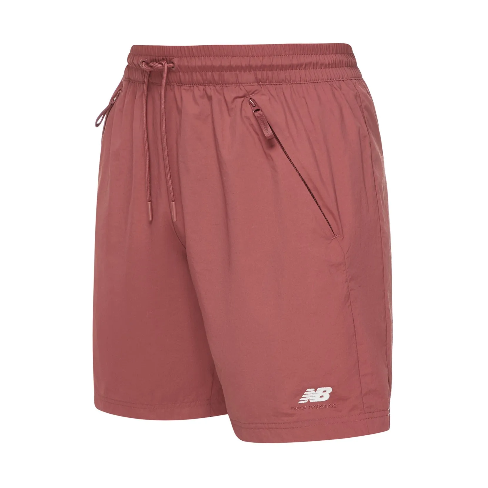 New Balance Men Sport Essentials Premium Woven Short Washed Burgundy MS31532-WAD