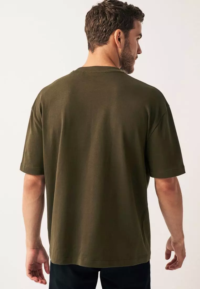 NEXT Heavyweight T-Shirt-Relaxed Fit