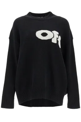 Off White oversized Sweater   Black