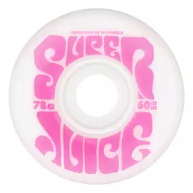 OJ Wheels Super Juice White/Pink Cruiser 60mm 78a