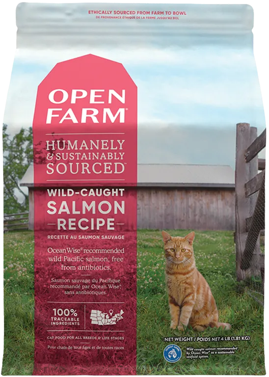 Open Farm Cat: Wild-Caught Salmon Recipe - 8lb