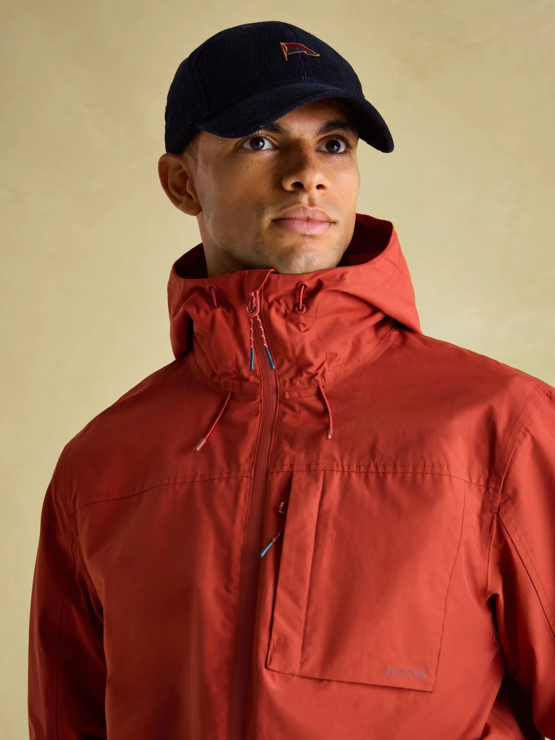 Orange Lightweight Waterproof Coat