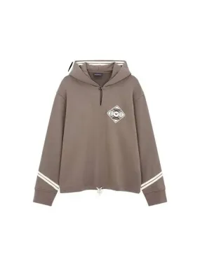 Overseas Station Season Big Chance 8 18 Men s String Hem Hooded Sweatshirt Light Brown 270288