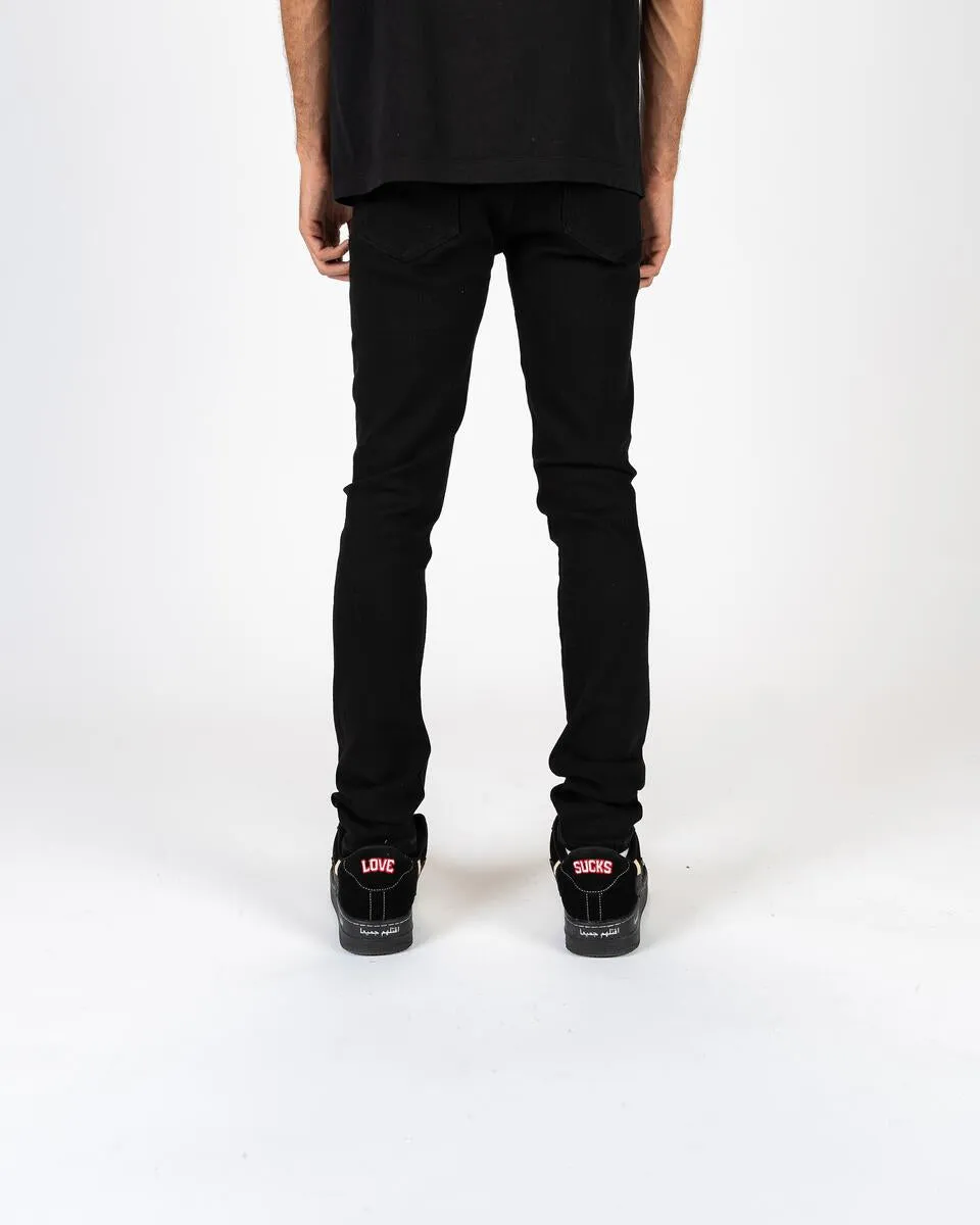 PHEELINGS ALIVE & WELL SKINNY DENIM (PH-FW23-96) JET BLACK