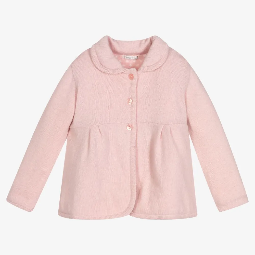 Pink Knitted Pram Coat