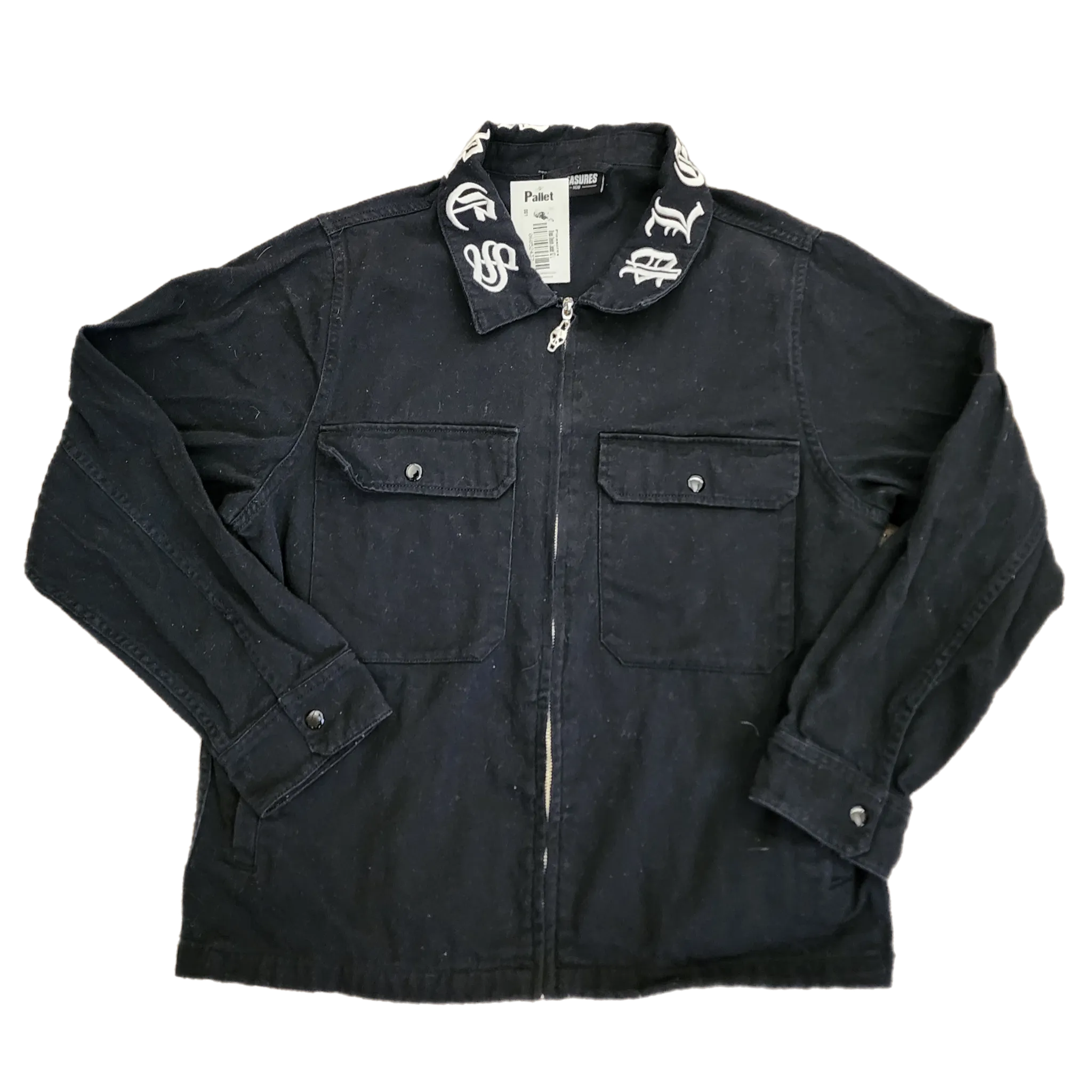 Pleasures - Black Denim Jacket - Size Large