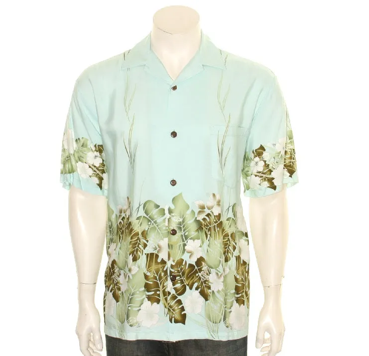 Poplin Border Aloha Shirt