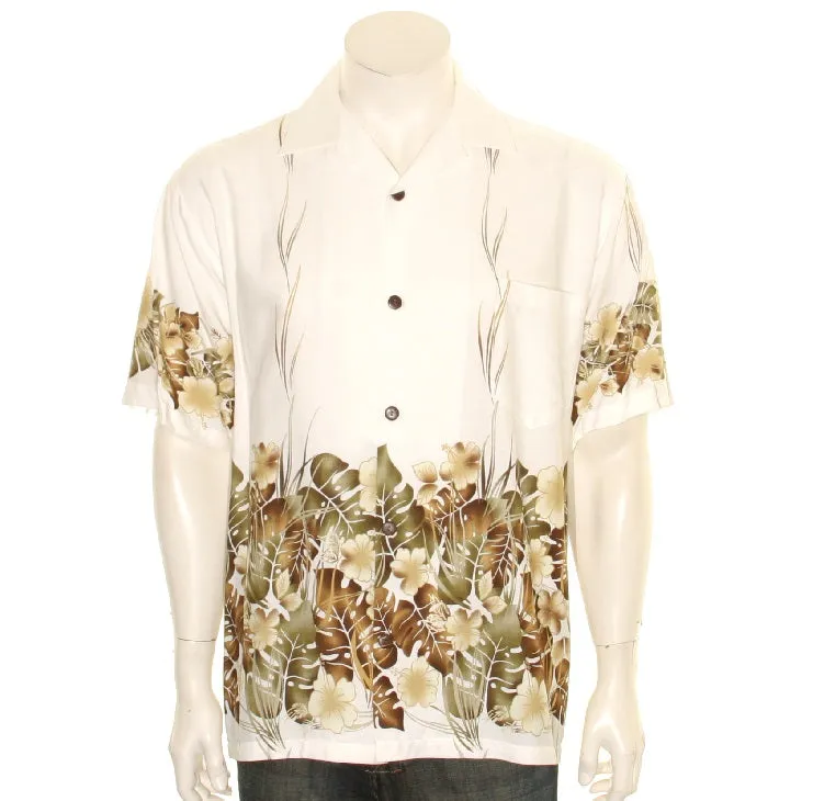 Poplin Border Aloha Shirt