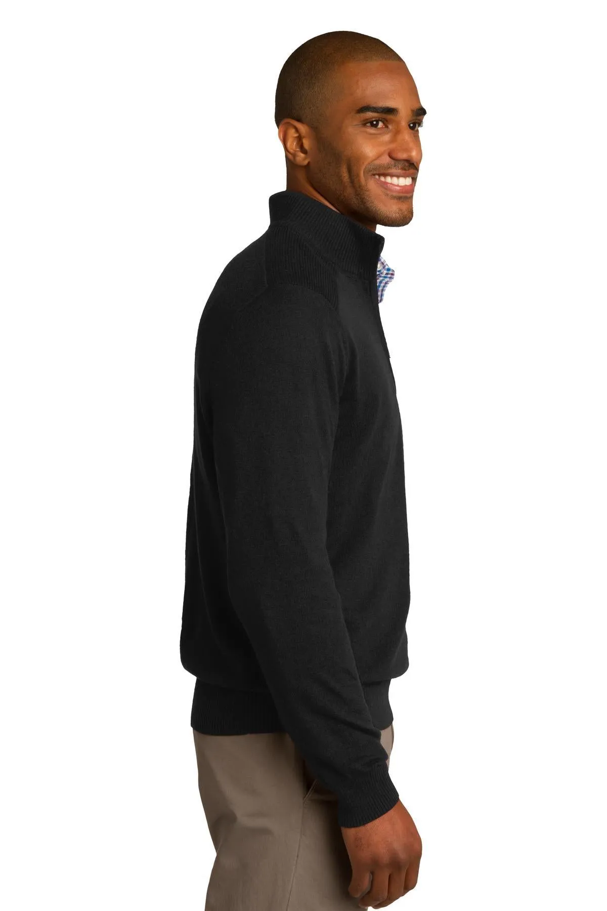 Port Authority 1/2-Zip Sweater SW290 Black