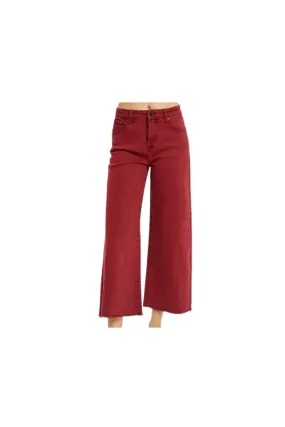 RISEN JEANS HIGH RISE TUMMY CONTROL WIDE LEG