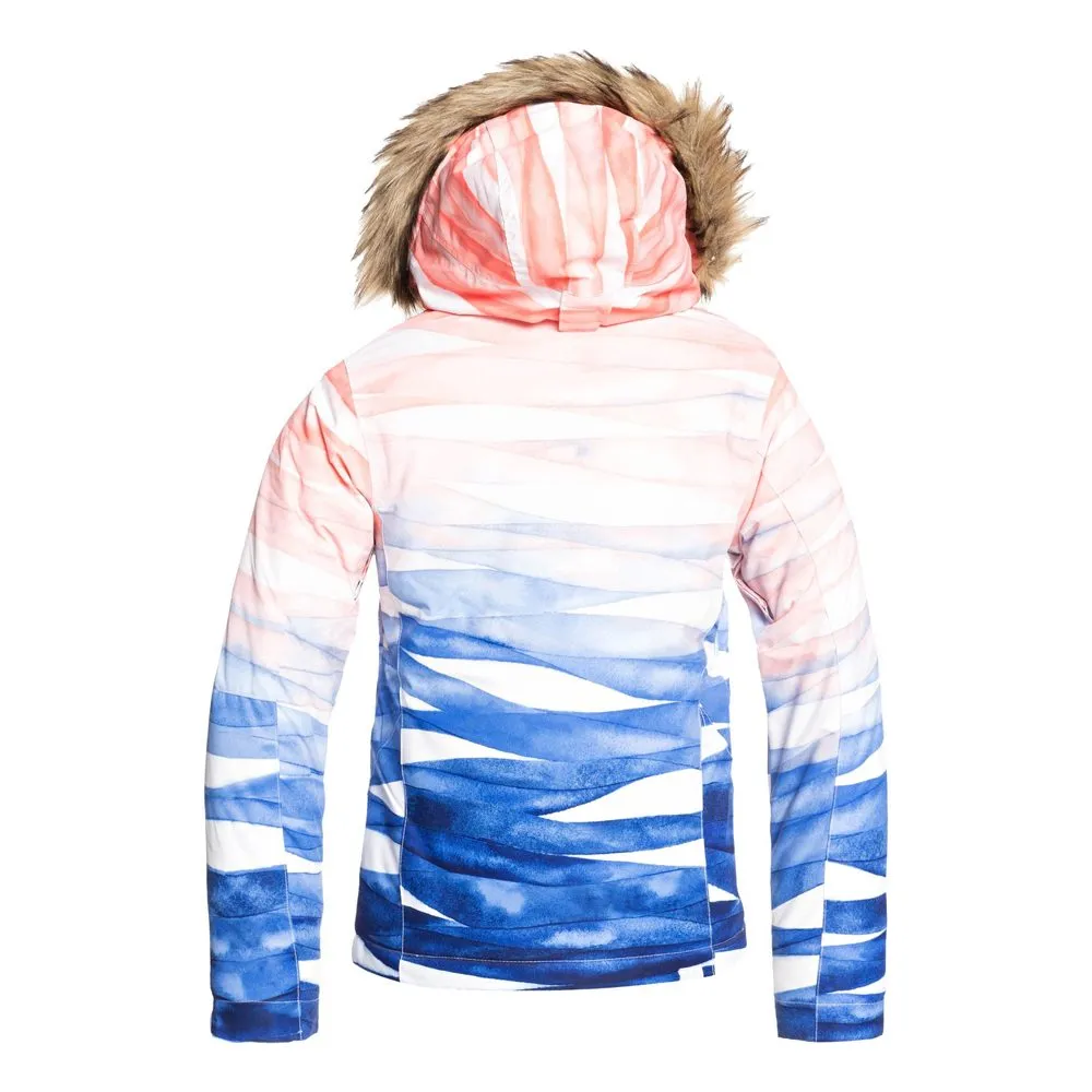 Roxy - Jet Ski Ski Jacket Kids mid denim yumi yamada print