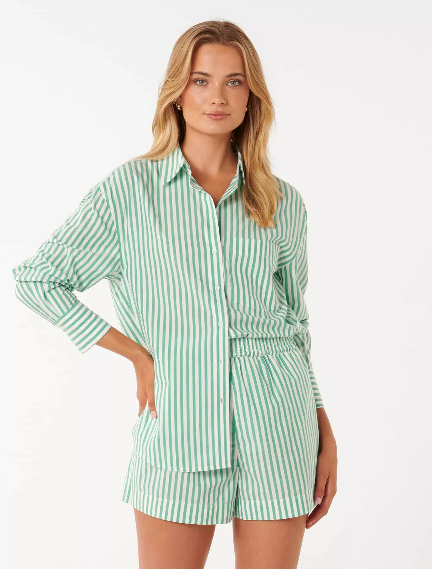 Sophie Stripe Poplin Shirt