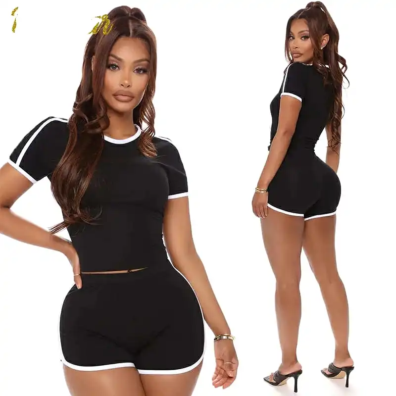 Sport Short Sleeve T Shirt+Short 2PC Set