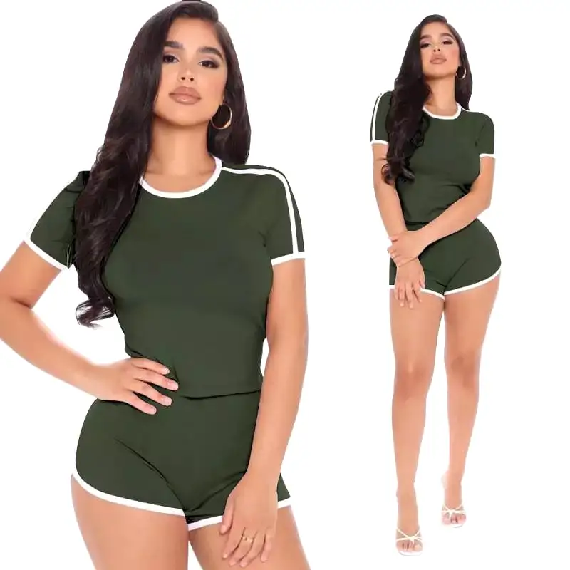 Sport Short Sleeve T Shirt+Short 2PC Set