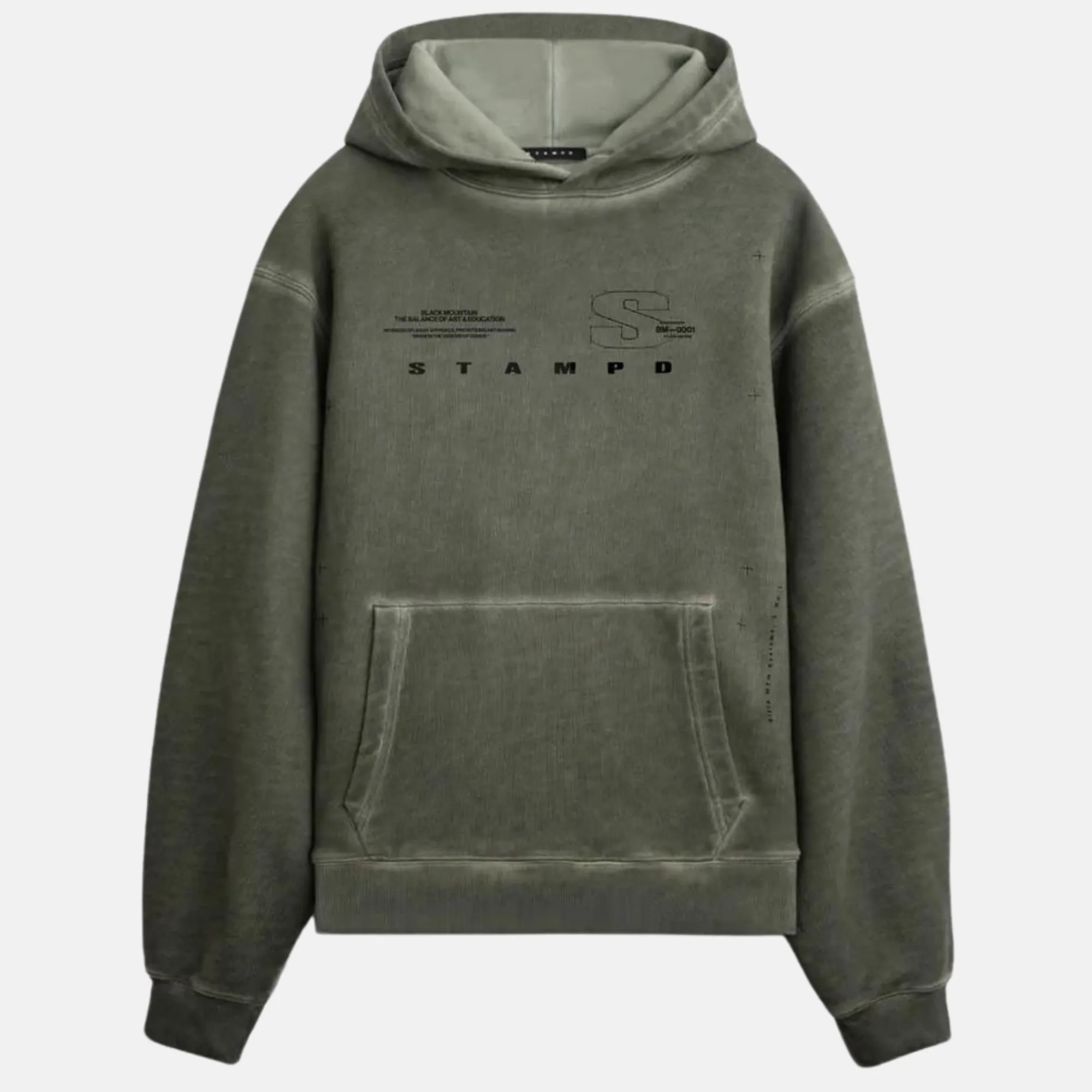 Stampd Mountain Oiled Wash Transit Hoodie