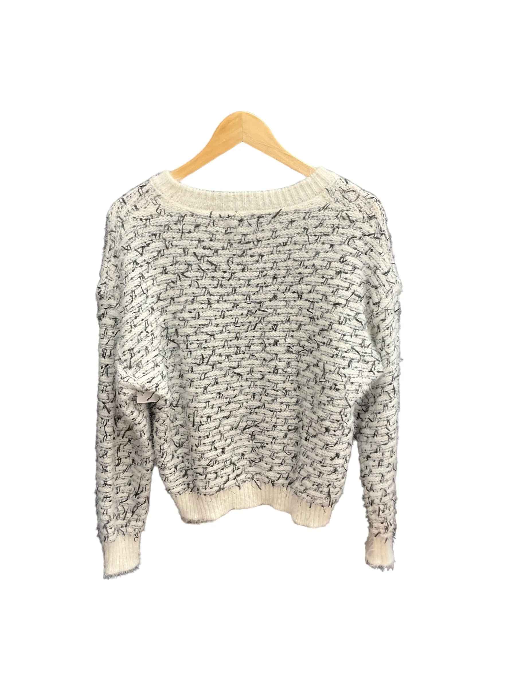 Sweater By Absolutely In Black & Cream, Size: L