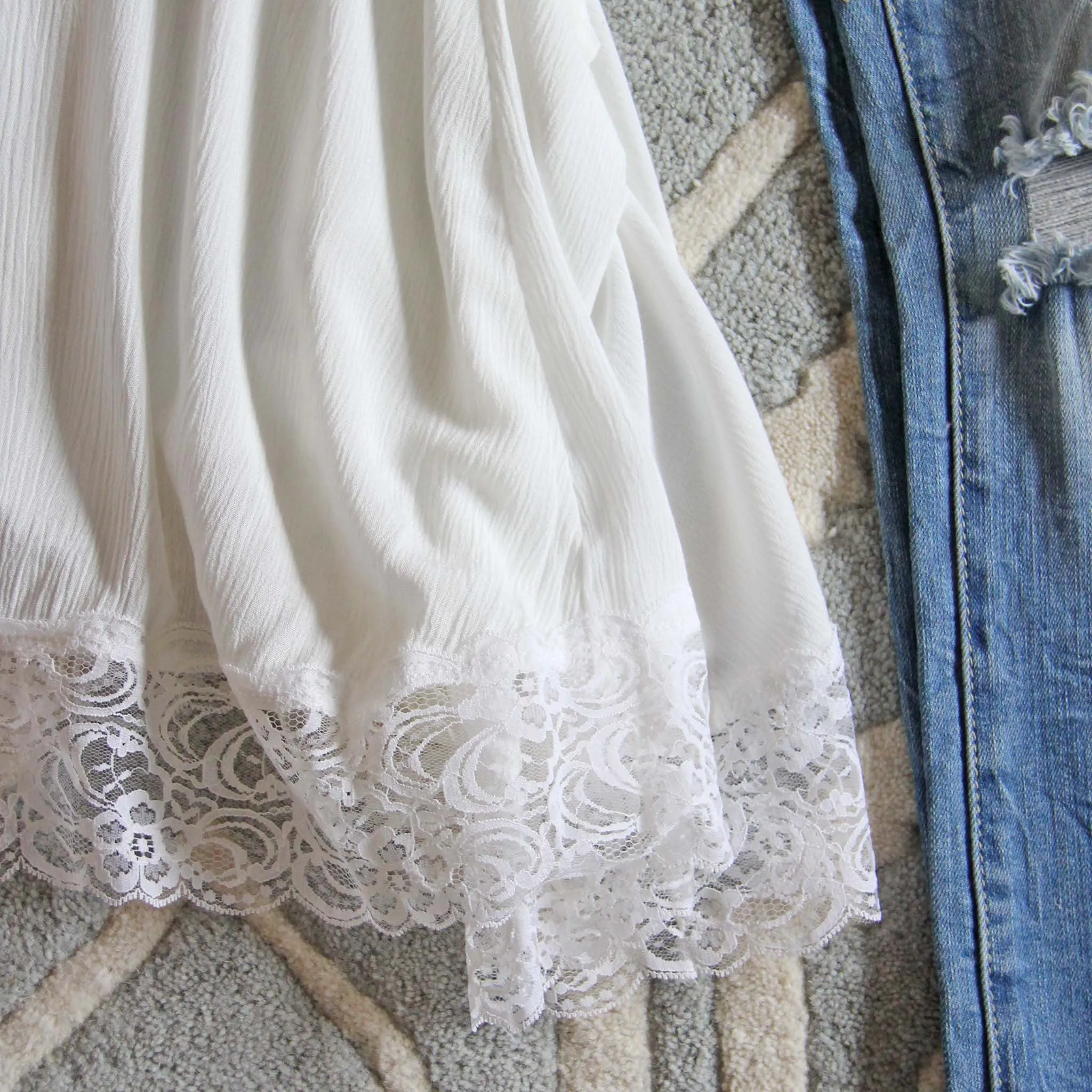 Sweet Lace Layering Tank