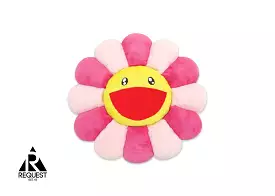 Takashi Murakami Flower Cushion Pink White 60CM