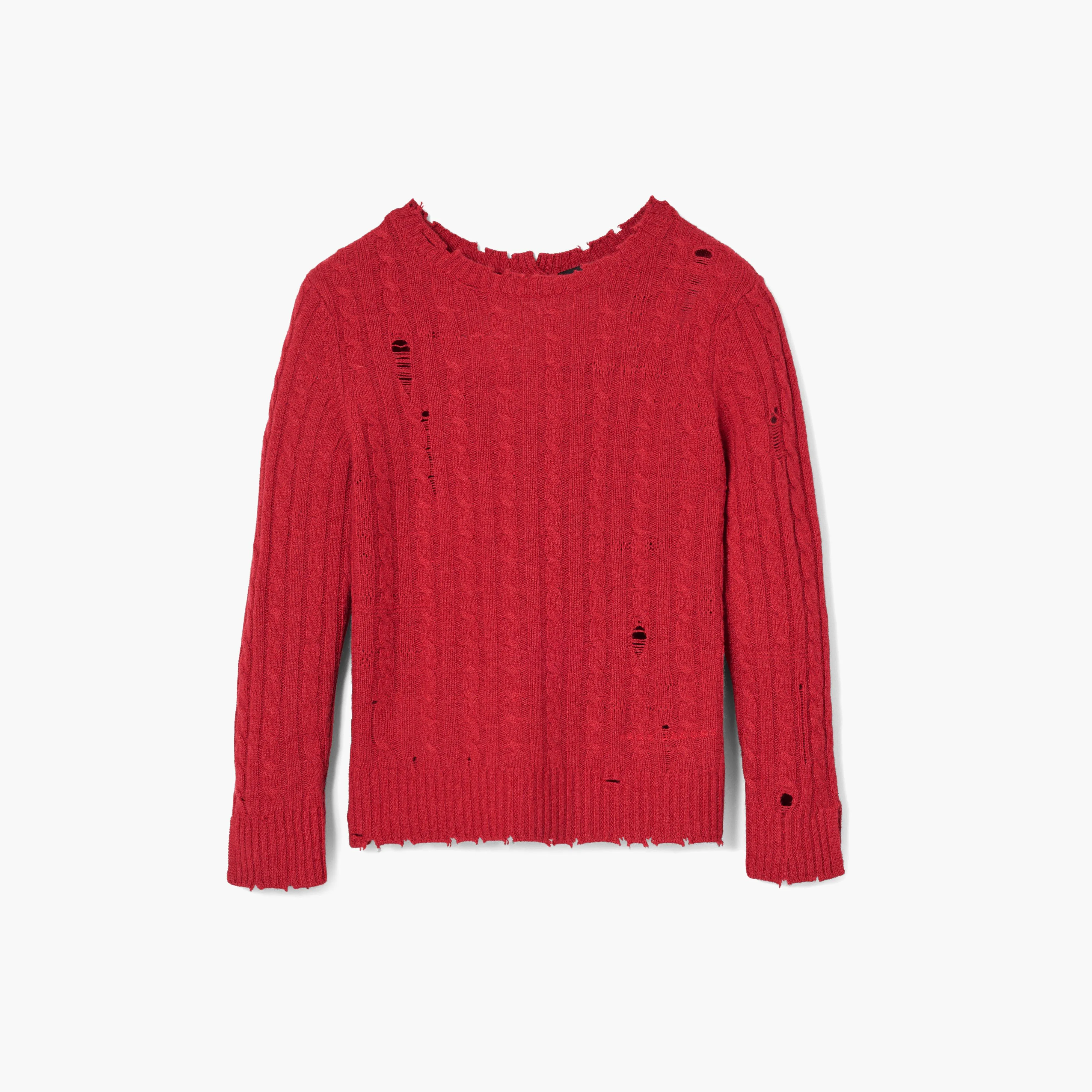 The Shrunken Cashmere Cable Cardigan