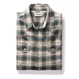 The Western Shirt in Wetland Plaid