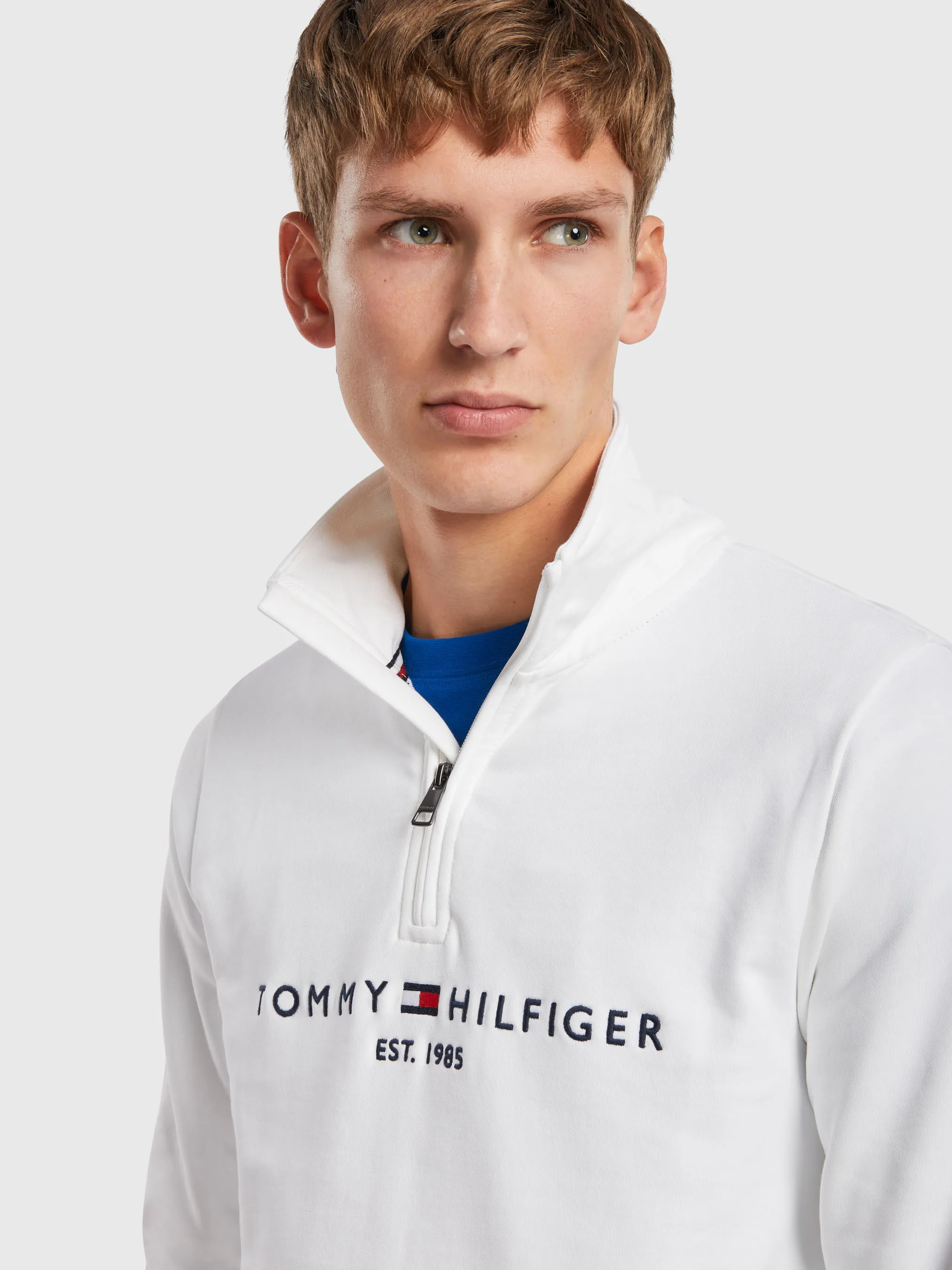 Tommy Logo Mockneck Jumper | Sweatshirts & Hoodies| Tommy Hilfiger