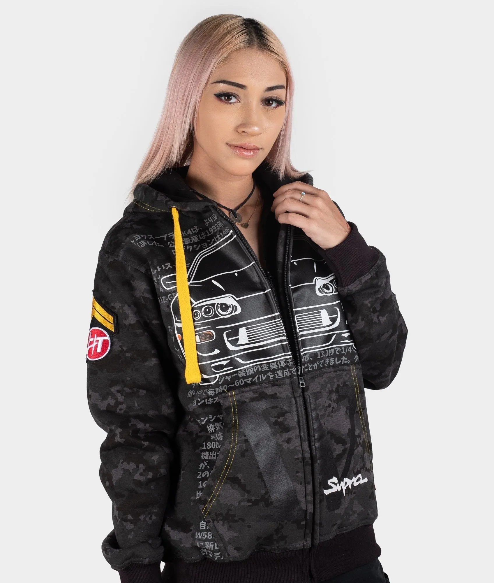 Toyota Supra MKIV Camo Womens Hoodie