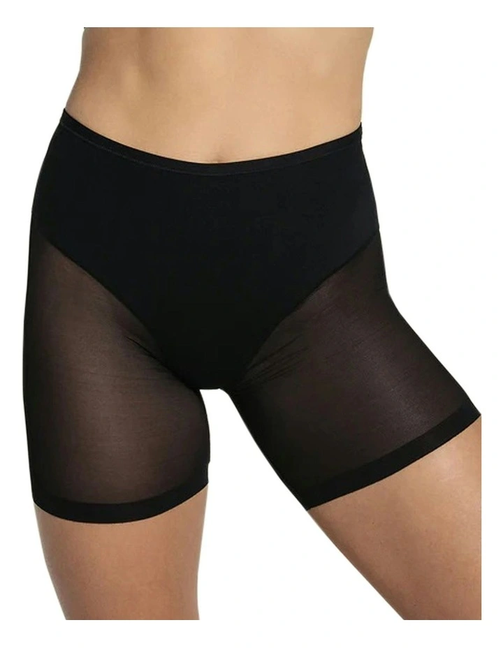 Truly Undetectable Sheer Tummy Control Short in Black