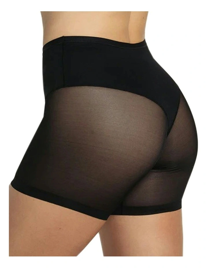 Truly Undetectable Sheer Tummy Control Short in Black