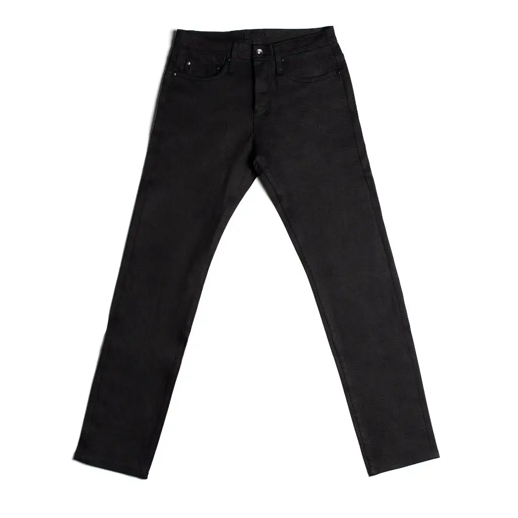 UB Stretch Selvedge Tapered Jeans | Black