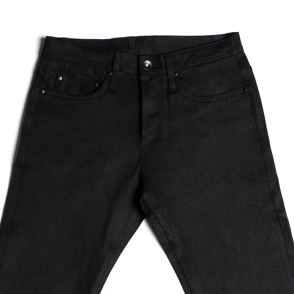 UB Stretch Selvedge Tapered Jeans | Black