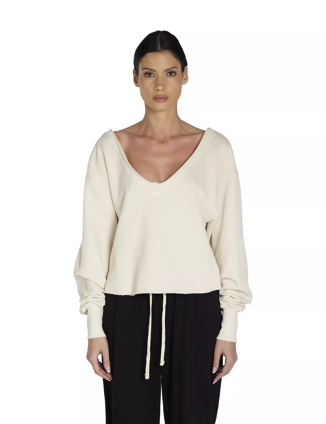 Veronica Double V Roll Neck