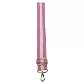 Webbing Bag Strap | Pink & White