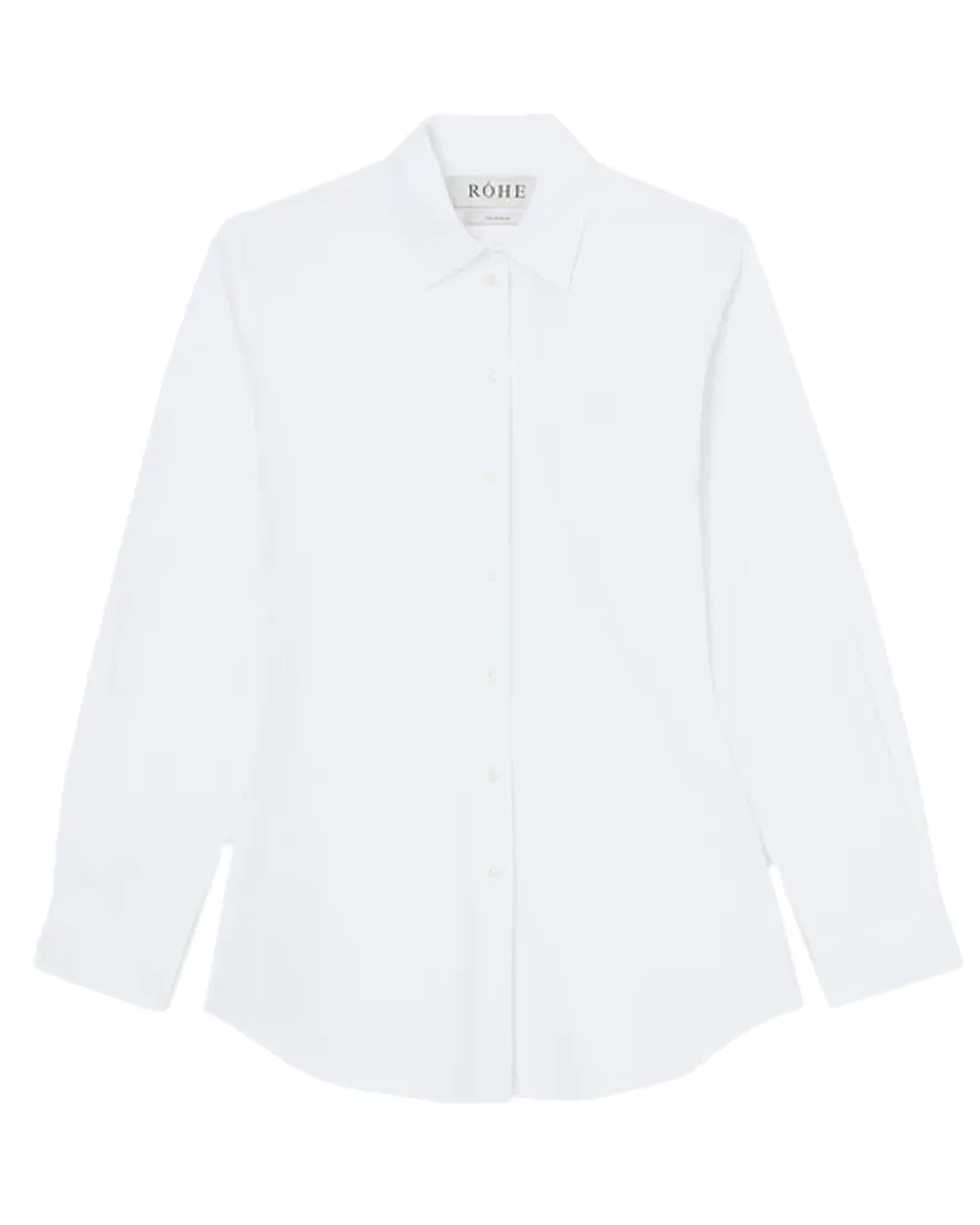 White Shaped Poplin Shirt