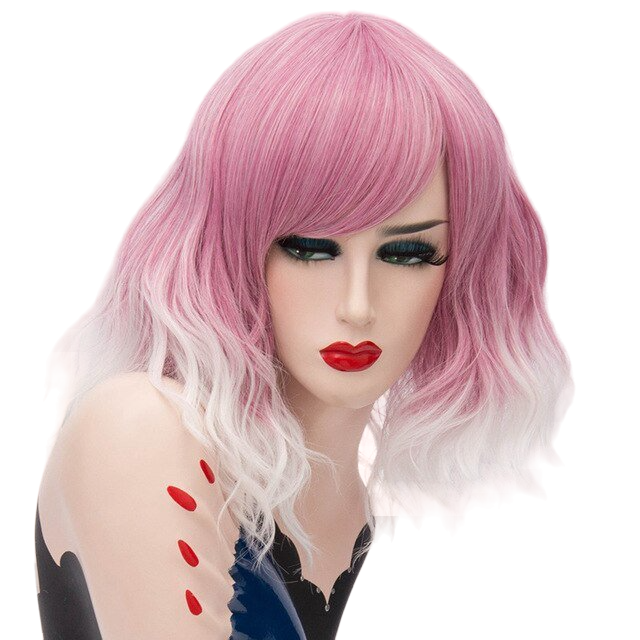 Wig Queen Mulan (Pink White)