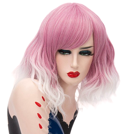 Wig Queen Mulan (Pink White)