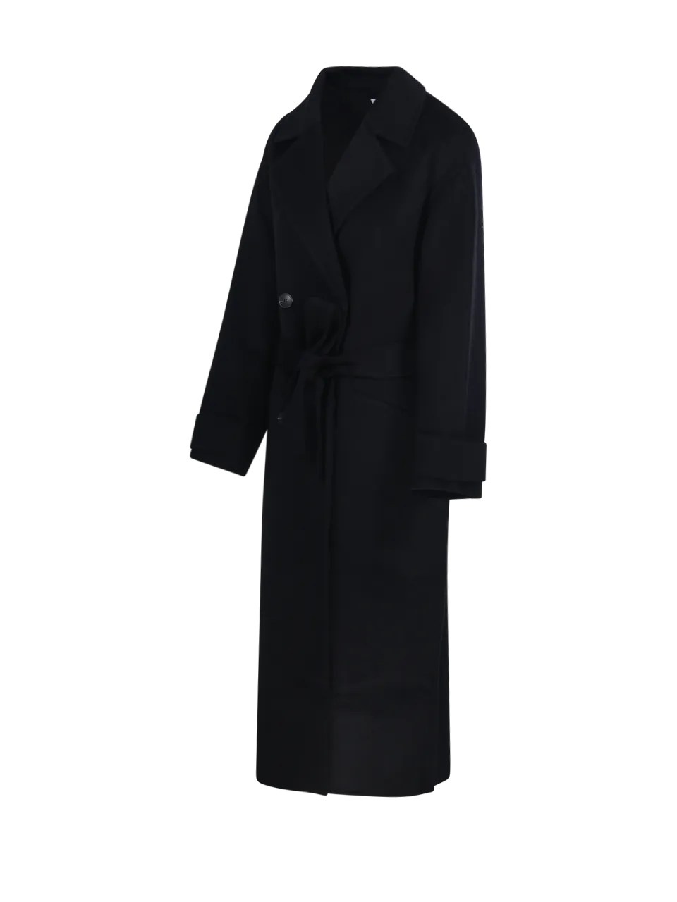 WOMAN DYNAMIS BLACK WOOL SAVILE OVERSIZED COAT