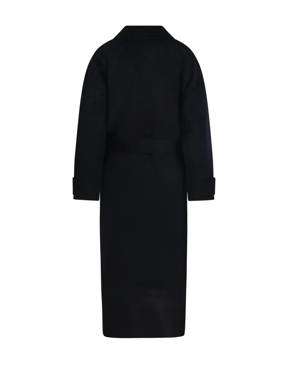 WOMAN DYNAMIS BLACK WOOL SAVILE OVERSIZED COAT