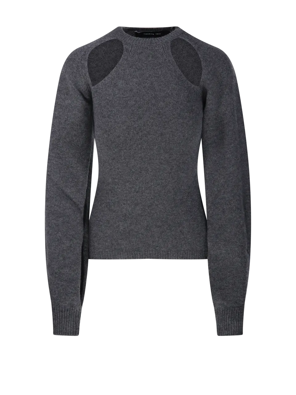 WOMAN FEDERICA TOSI GREY WOOL SWEATER