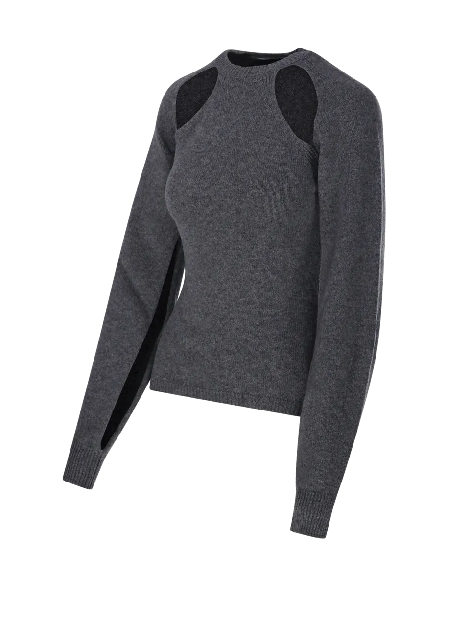 WOMAN FEDERICA TOSI GREY WOOL SWEATER